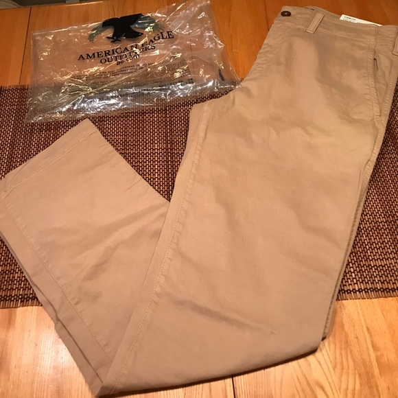 american eagle extreme flex khaki